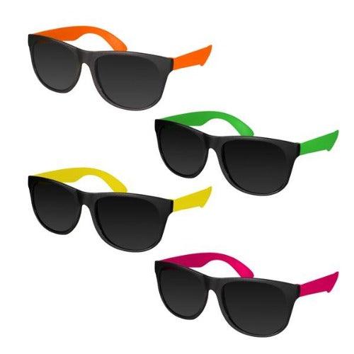 Neon Frame Sunglasses (12 Quantity Per Pack) - Glow-Paradise