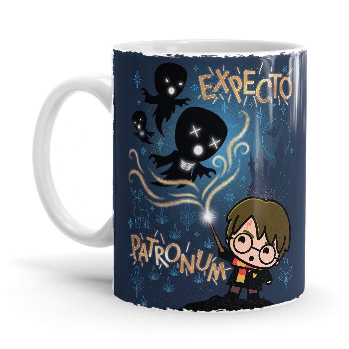 The Patronus Charm Chibi - Harry Potter Ceramic Home Kitchen Drinking Coffee Milk Mug (350 ml/11oz, Made in USA) - Glow-Paradise