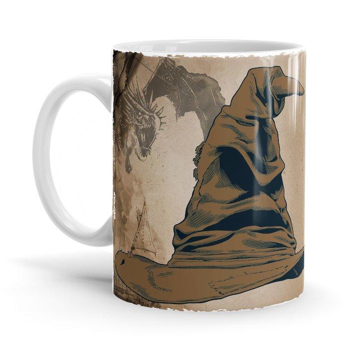 The Sorting Hat - Harry Potter Comics Ceramic Home Kitchen Drinking Coffee Milk Mug (350ml/11oz, Made in USA) - Glow-Paradise