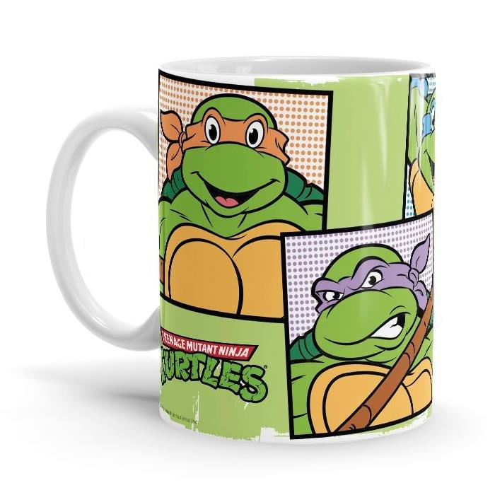 Mug Shot - TMNT Ceramic Home Kitchen Drinking Coffee Milk Mug (350ml/11oz, Made in USA) - Glow-Paradise