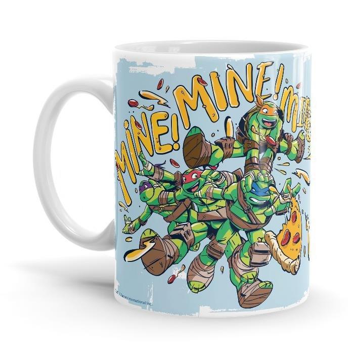 This Pizza Is Mine - TMNT Ceramic Home Kitchen Drinking Coffee Milk Mug (350ml/11oz, Made in USA) - Glow-Paradise