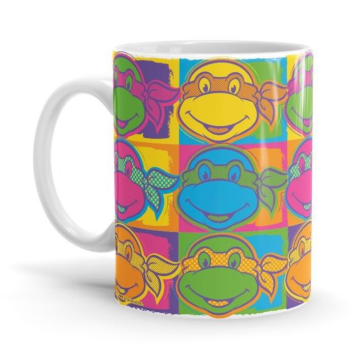 Turtles Pop Art - TMNT Ceramic Home Kitchen Drinking Coffee Milk Mug (350ml/11oz, Made in USA) - Glow-Paradise