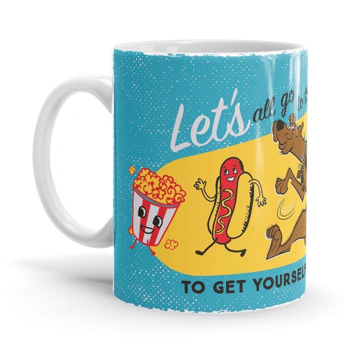 To The Lobby - Scooby Doo Ceramic Home Kitchen Drinking Coffee Milk Mug (350ml/11oz, Made in USA) - Glow-Paradise