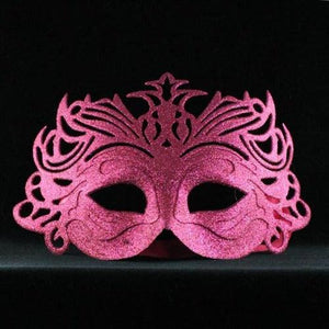 Glittering Butterfly Mask (Red Color, 1 Mask Per Pack) - Glow-Paradise