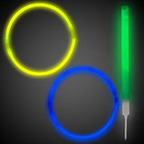 Glow Ring Toss Game - Green/Yellow/Blue Color - Glow-Paradise