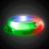 LED Light Up Tube Bracelet - Multi-Color (1 Quantity Per Pack) - Glow-Paradise