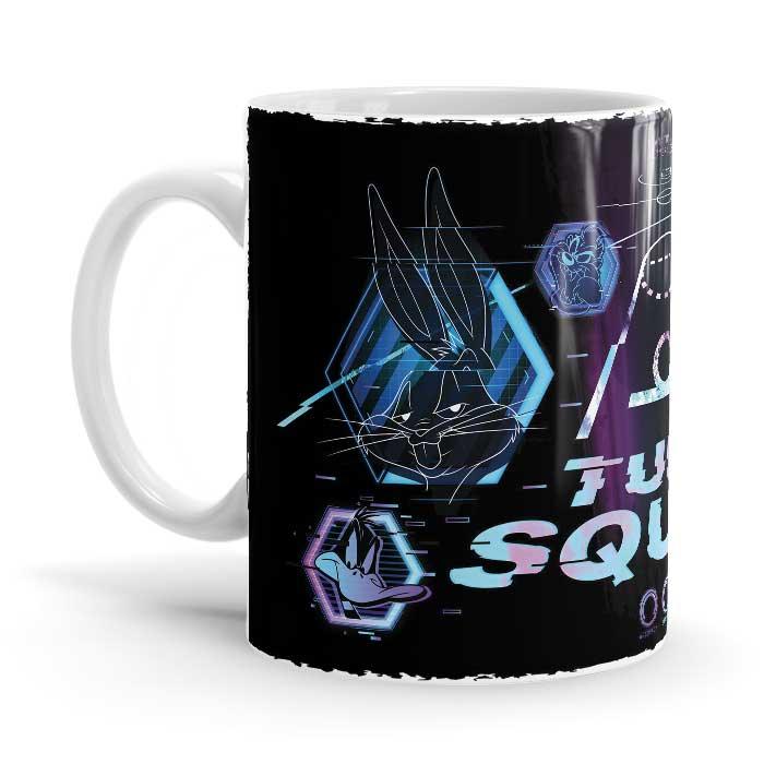 Tune Squad Wireframe - Space Jam Ceramic Home Kitchen Drinking Coffee Milk Mug (350ml/11oz, Made in USA) - Glow-Paradise