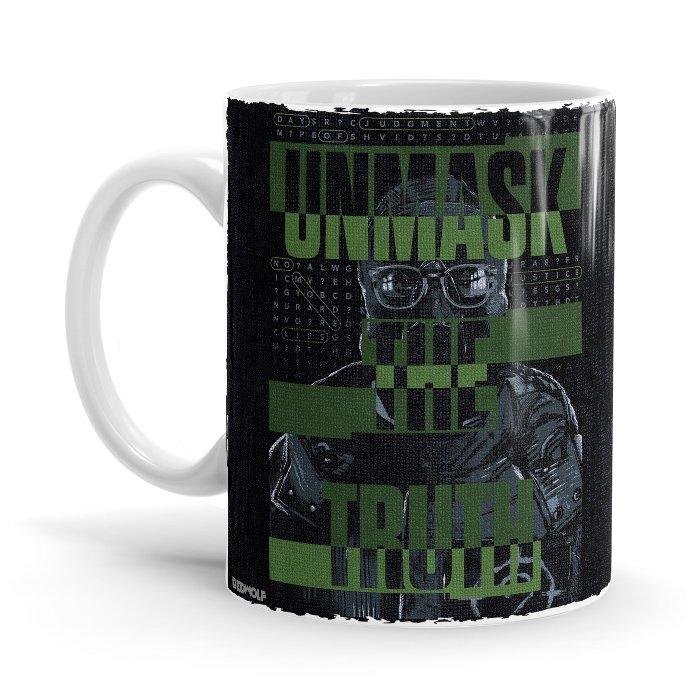 Unmask The Truth - Batman Ceramic Home Kitchen Drinking Coffee Milk Mug (350ml/11oz, Made in USA) - Glow-Paradise