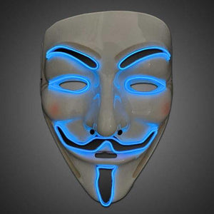 EL Mask Vendetta (Blue Color, 1 Mask Per Pack) - Glow-Paradise