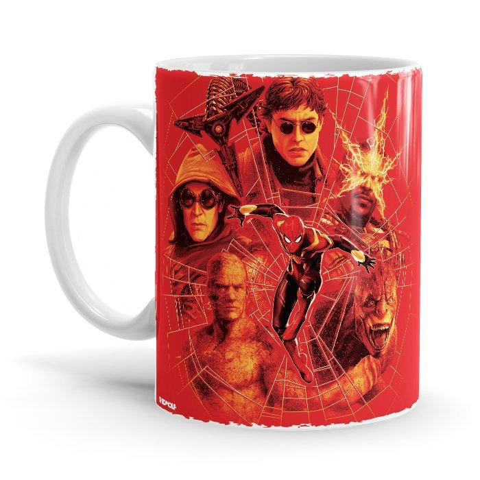 Villain Web - Marvel Ceramic Home Kitchen Drinking Coffee Milk Mug (350ml/11oz, Made in USA) - Glow-Paradise