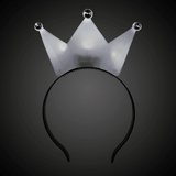 LED Light Up Crown Headband (White Color, 1 Quantity Per Pack) - Glow-Paradise