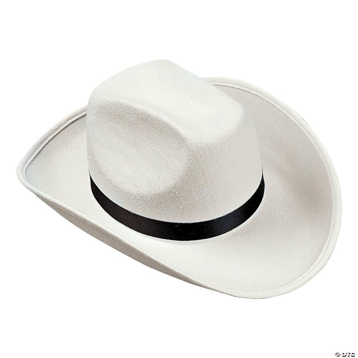 Stylish Cowboy Hats (White Color, 1 Quantity Per Pack) - Glow-Paradise