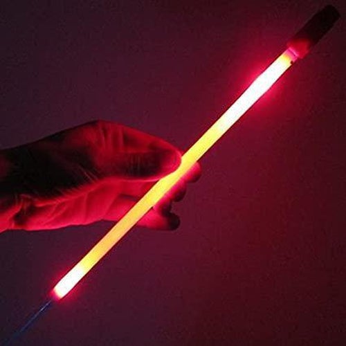 10 Inch Glow Sticks with Ground Stakes (Red Color, 12 Count Per Pack) - Glow-Paradise