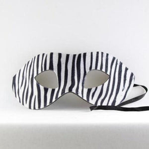 Zebra Print Eye Mask (1 Mask Per Pack) - Glow-Paradise