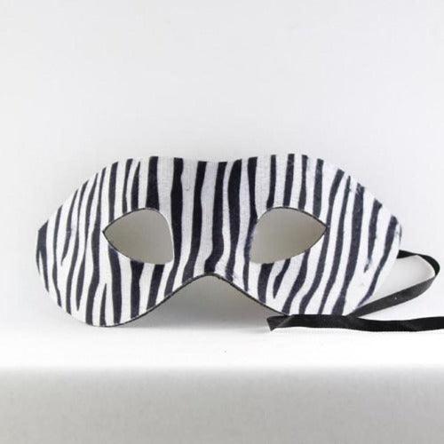 Zebra Print Eye Mask (1 Mask Per Pack) - Glow-Paradise