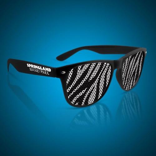 Zebra Print Novelty Sunglasses (1 Sunglasses Per Pack) - Glow-Paradise
